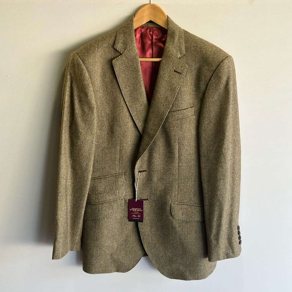 Charles Tyrwhitt Men's Tan Blazer